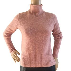 Madewell Pink Turtleneck Sweater